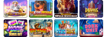 Banner med spill tilgjengelig på BetForward